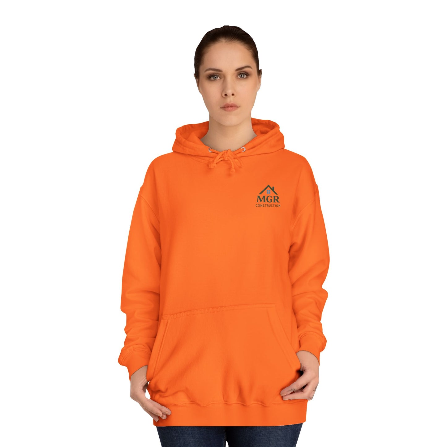 MGR Construction Hoodie - Unisex College Style for Builders & Students