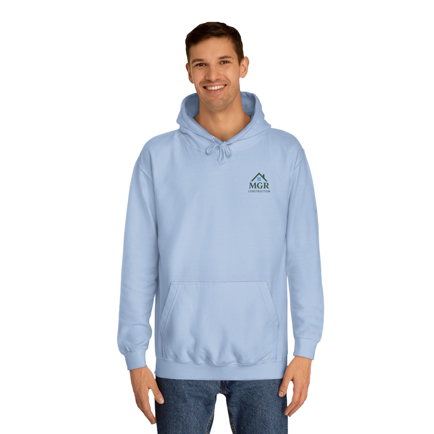 MGR Construction Hoodie - Unisex College Style for Builders & Students