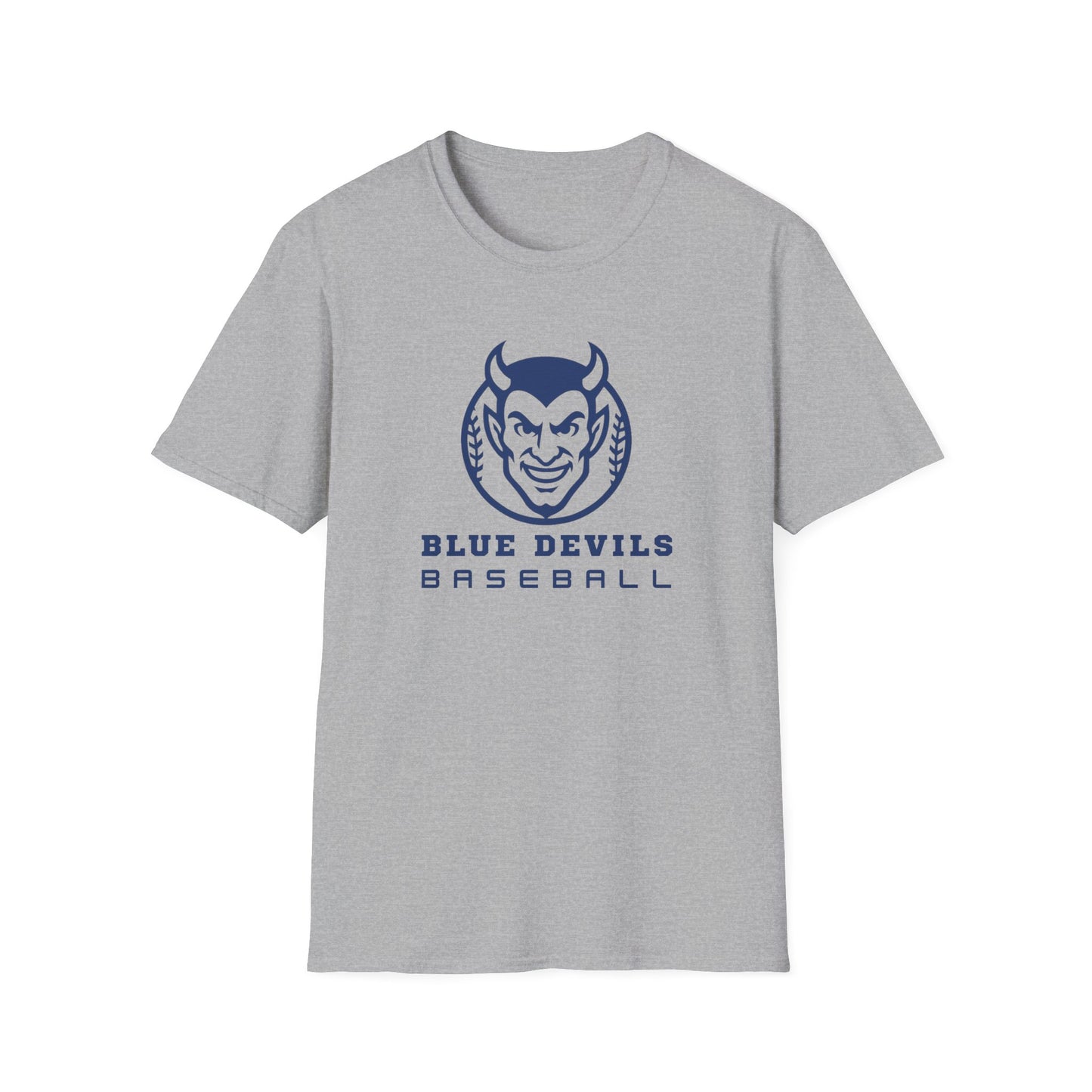 Blue Devils Baseball Unisex Softstyle T-Shirt