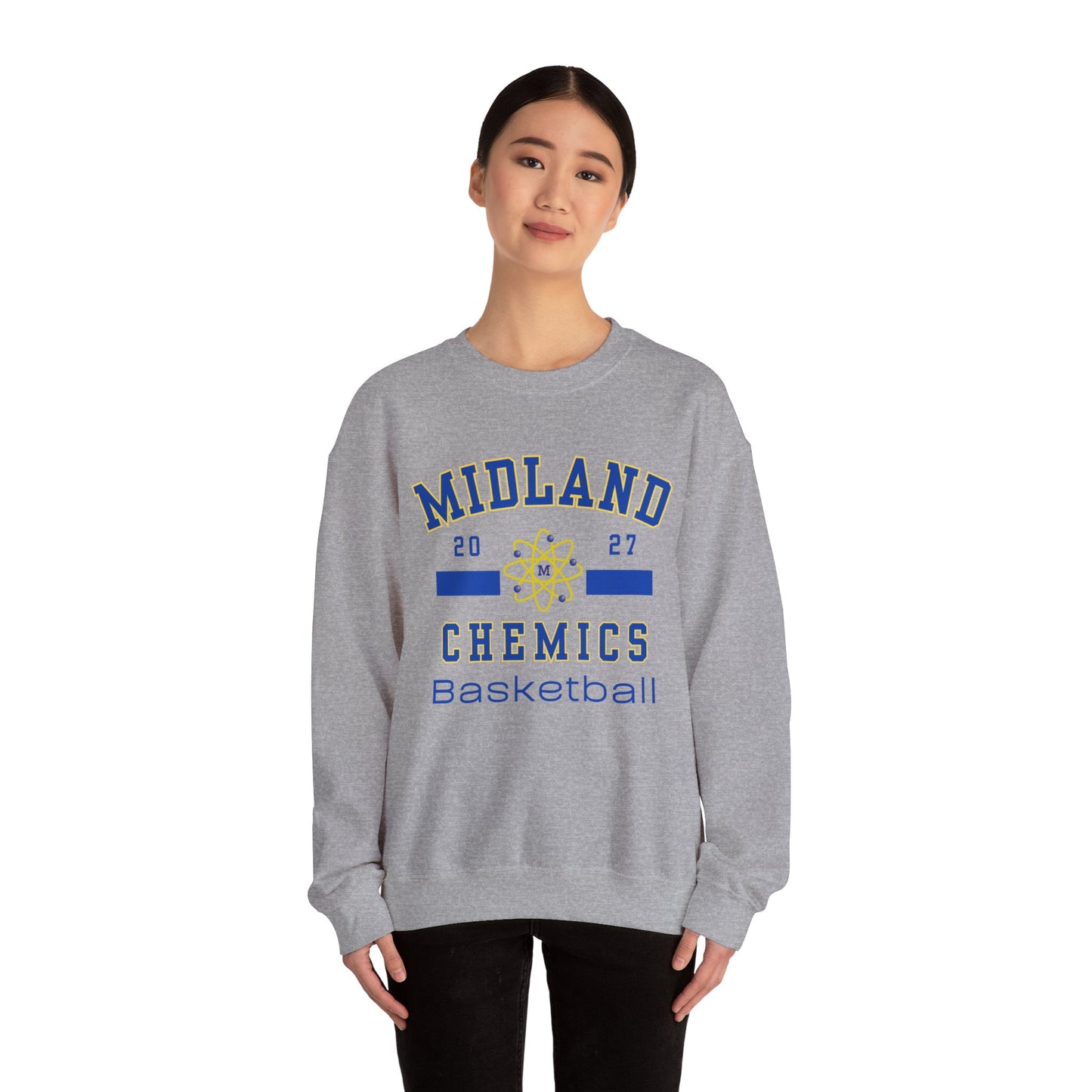 Midland High Basketball Unisex Heavy Blend™ Crewneck Sweatshirt