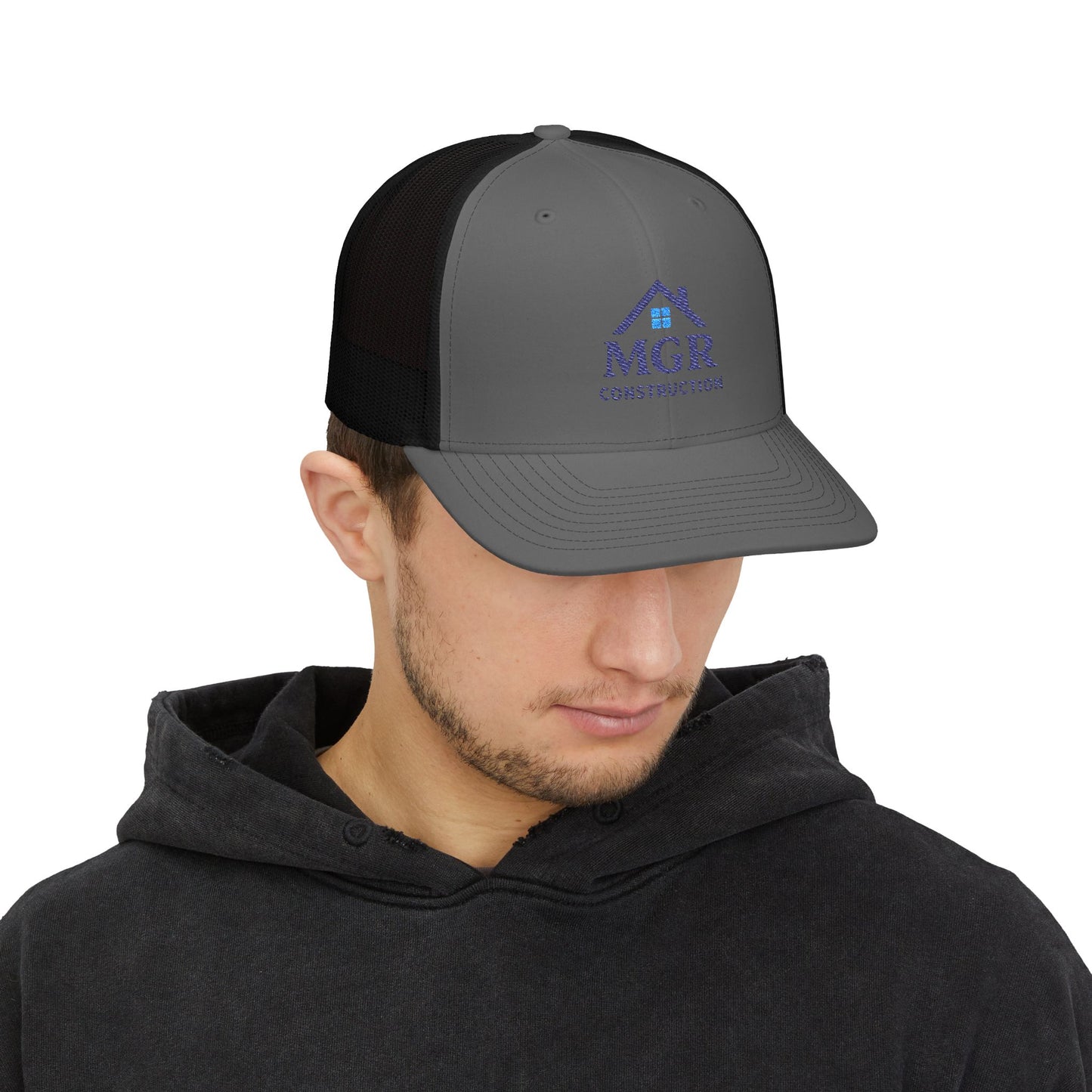 MGR Construction Snapback Trucker Cap (Embroidery)