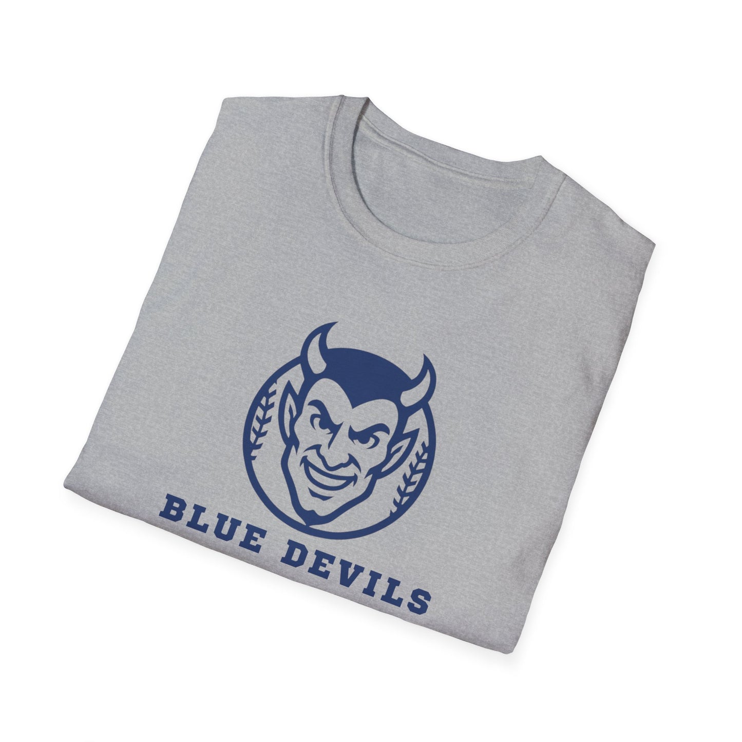 Blue Devils Baseball Unisex Softstyle T-Shirt