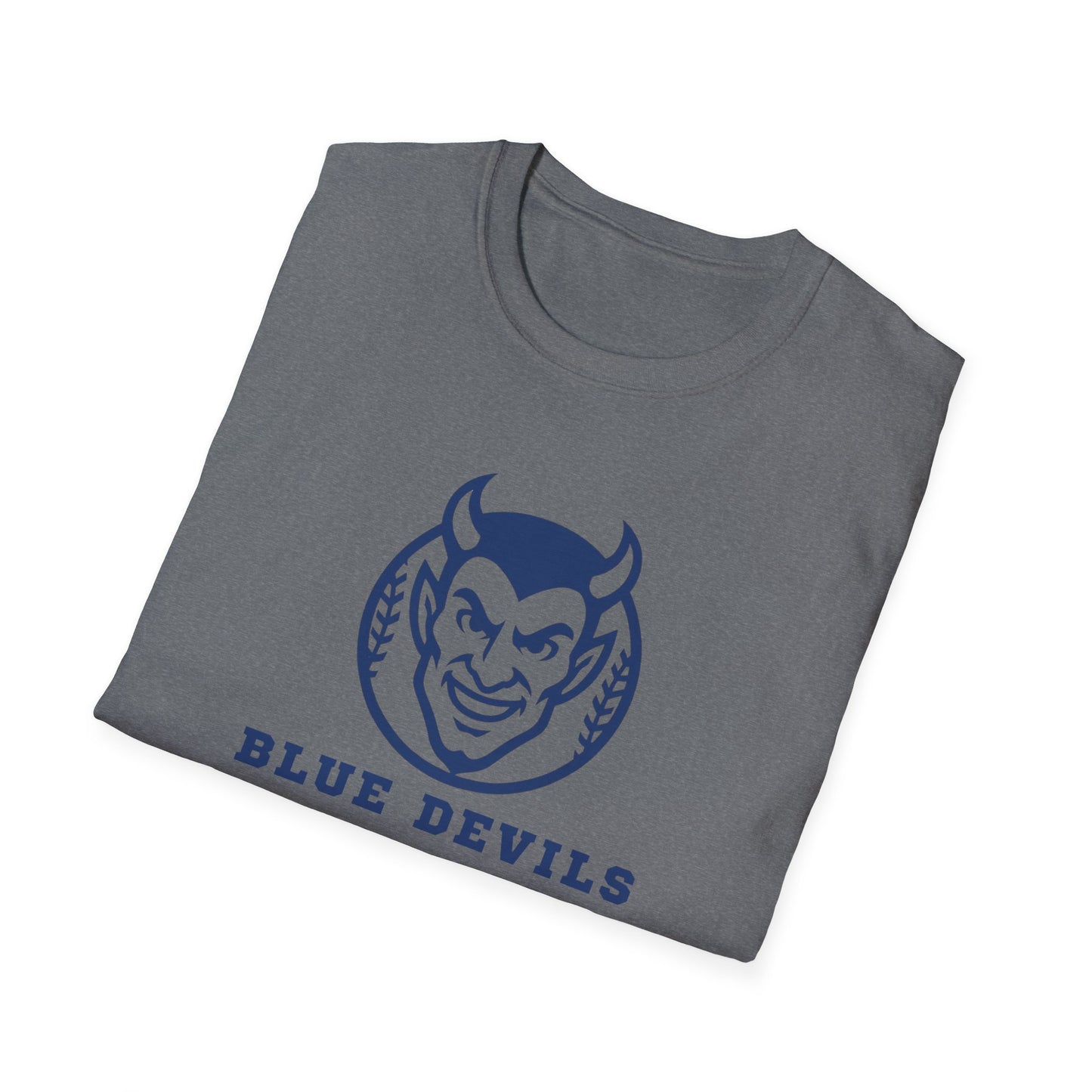 Blue Devils Baseball Unisex Softstyle T-Shirt