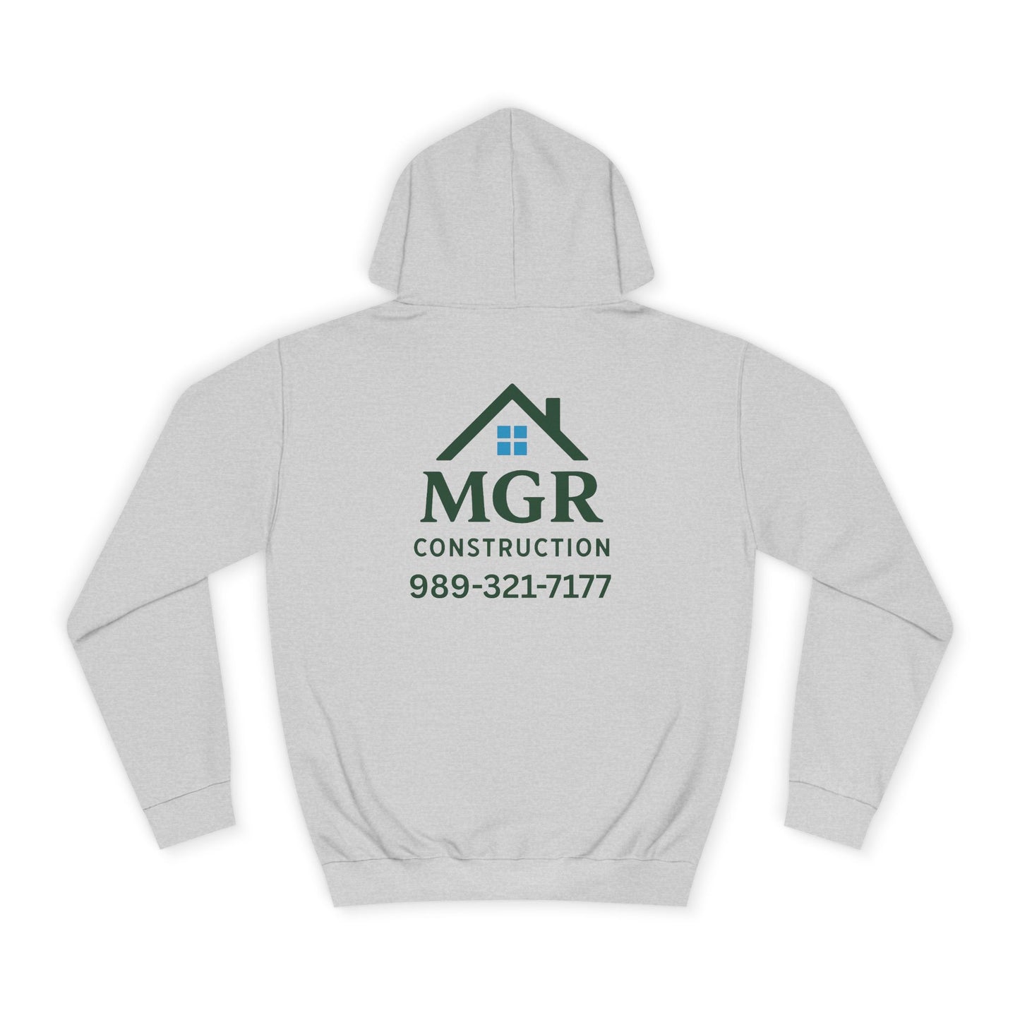 MGR Construction Hoodie - Unisex College Style for Builders & Students