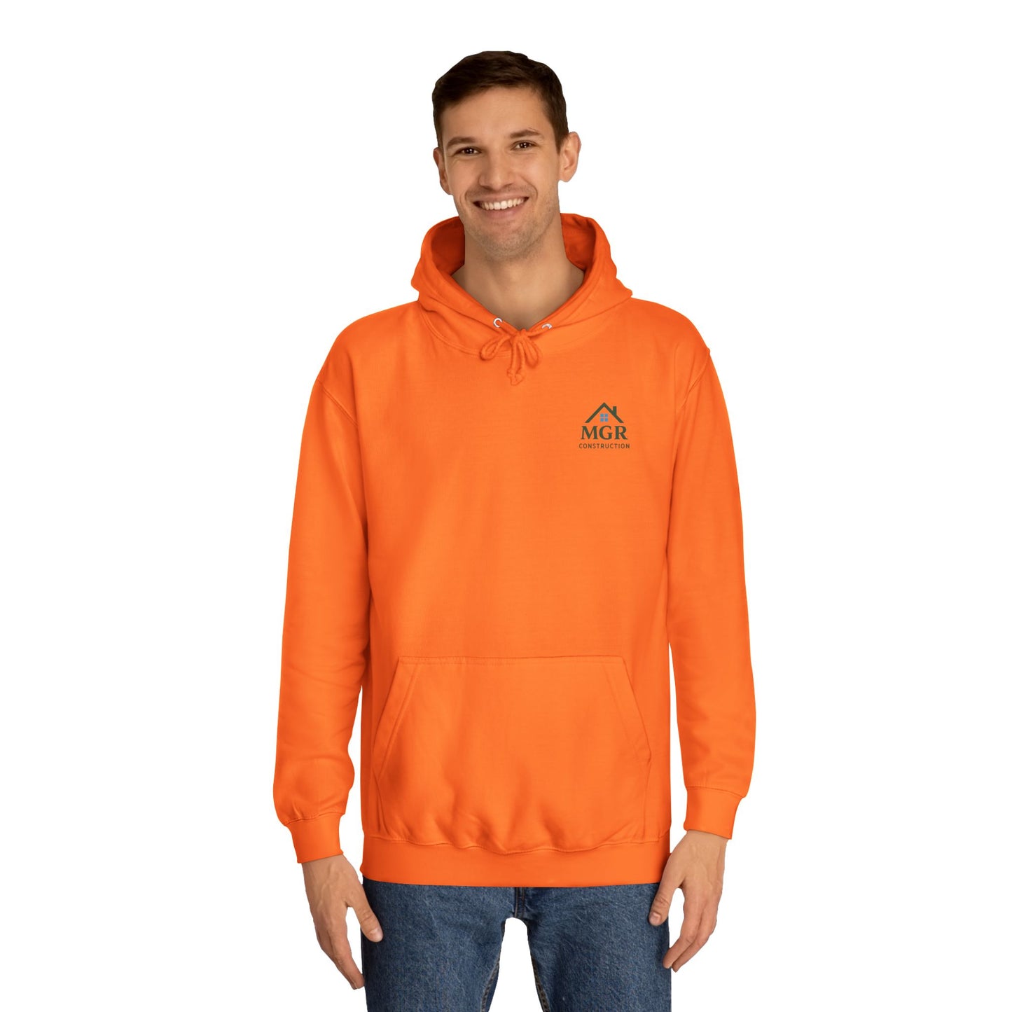 MGR Construction Hoodie - Unisex College Style for Builders & Students