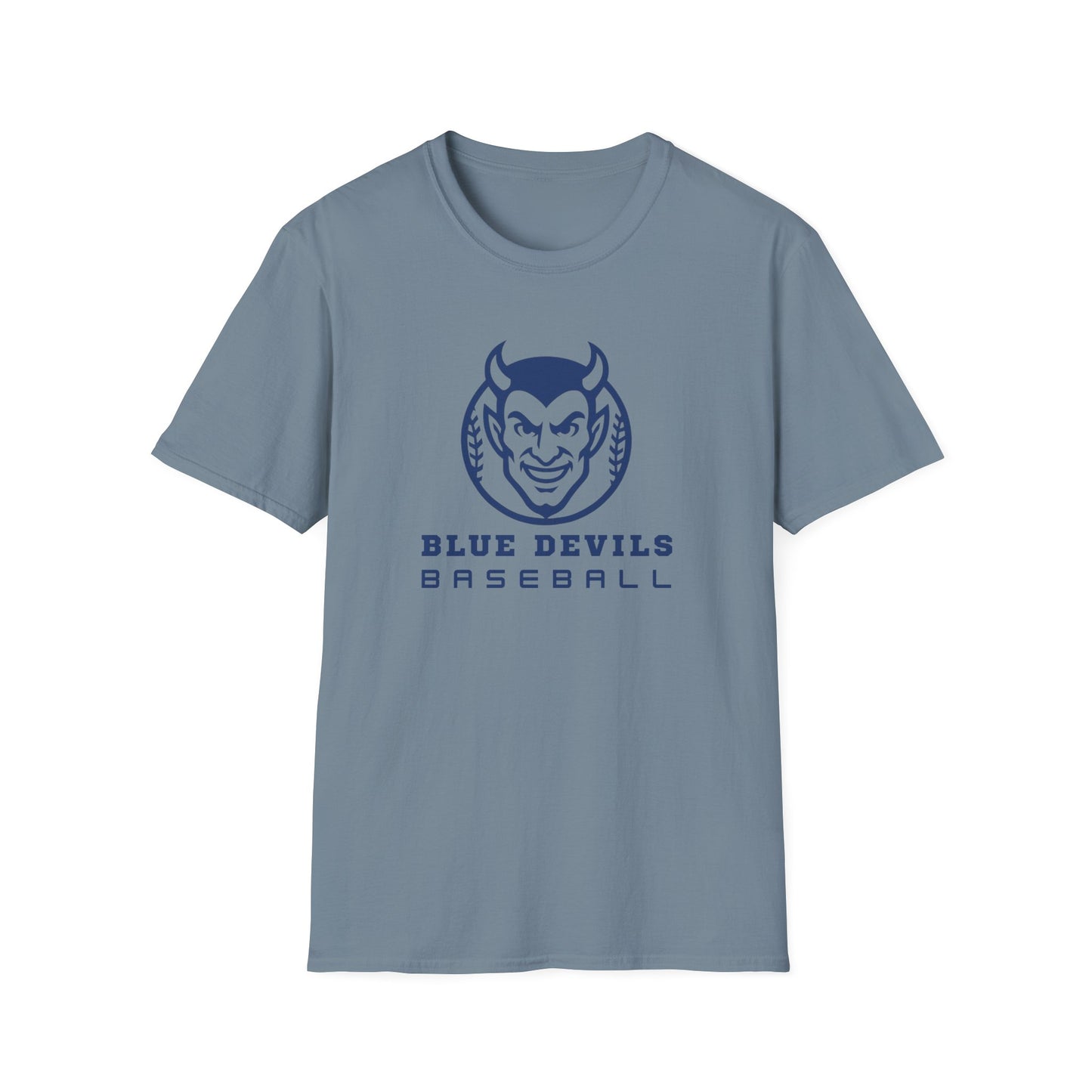 Blue Devils Baseball Unisex Softstyle T-Shirt