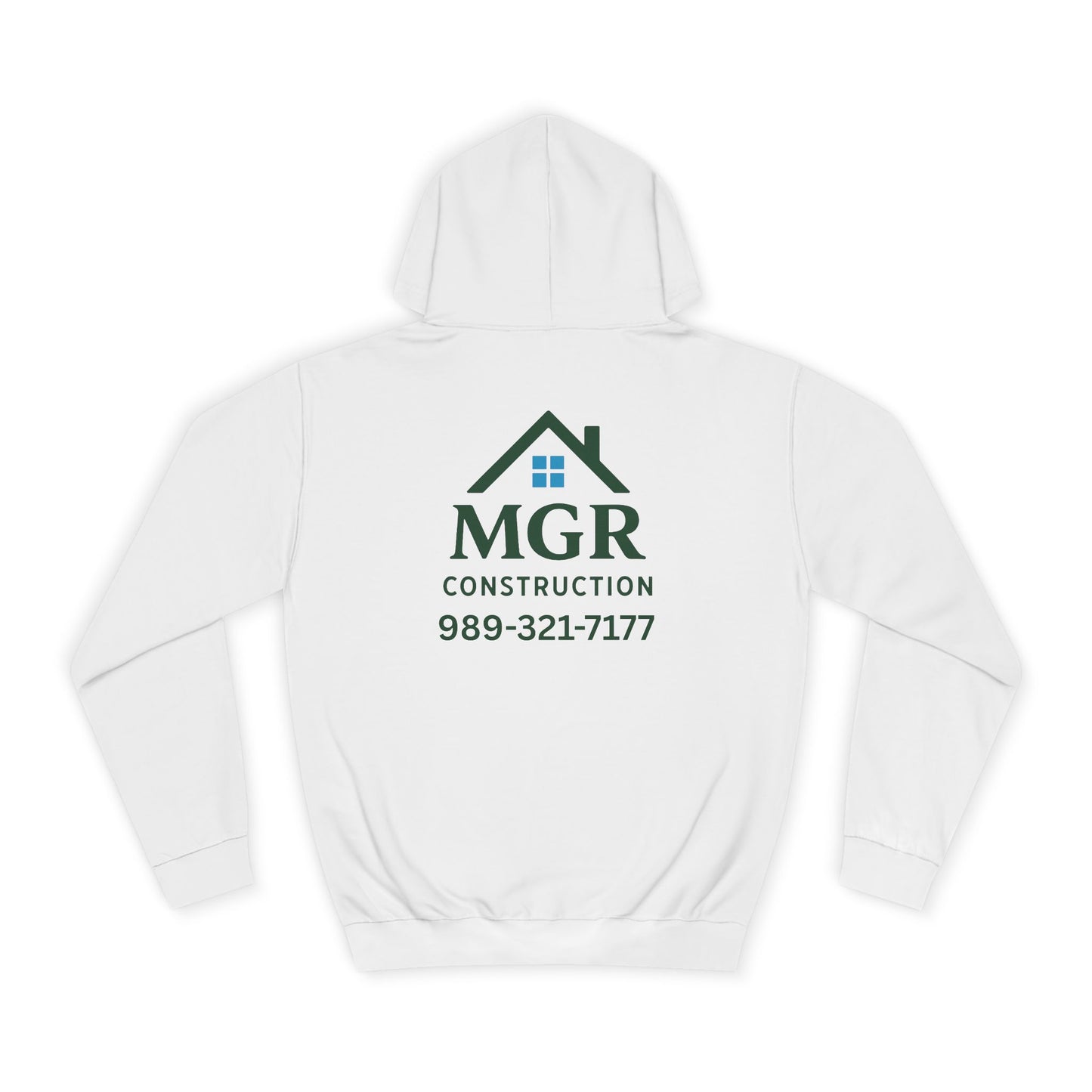 MGR Construction Hoodie - Unisex College Style for Builders & Students
