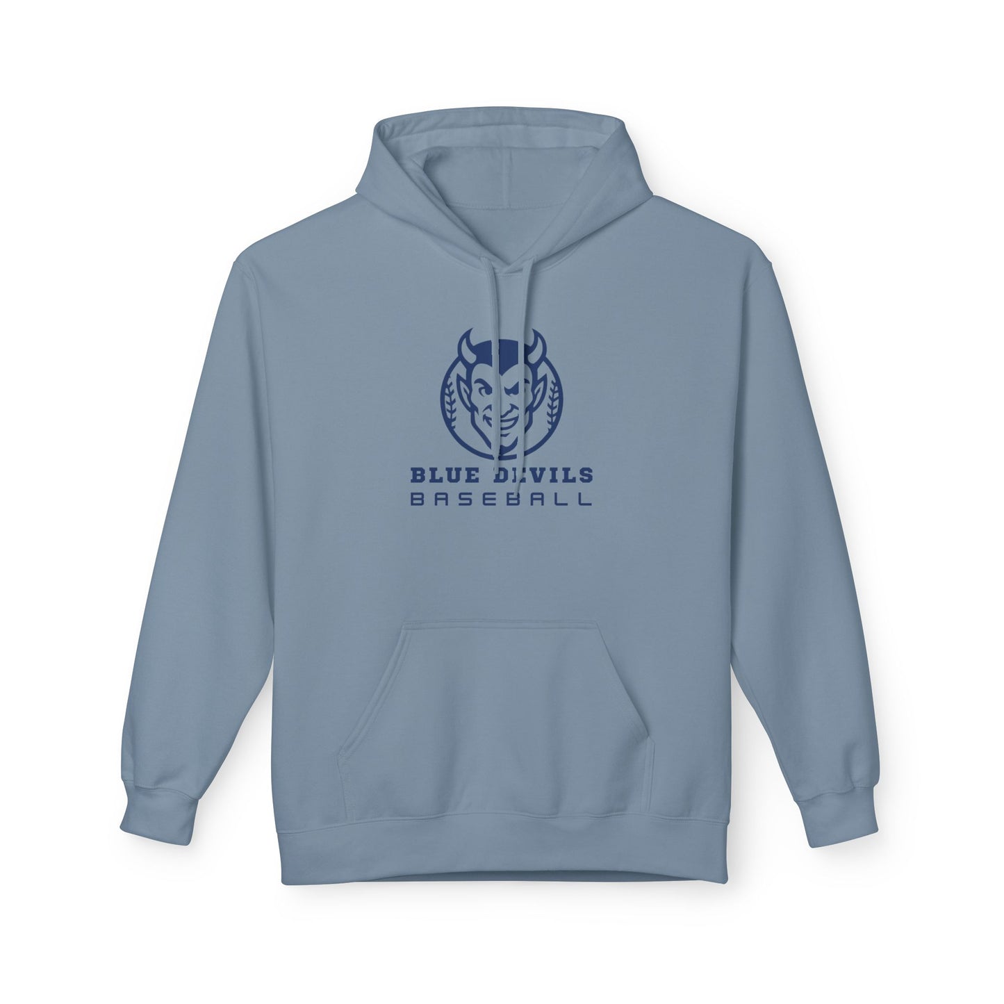 Blue Devils Baseball Unisex Midweight Softstyle Fleece Hoodie