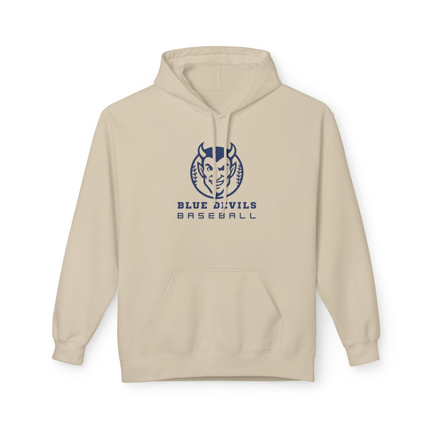Blue Devils Baseball Unisex Midweight Softstyle Fleece Hoodie