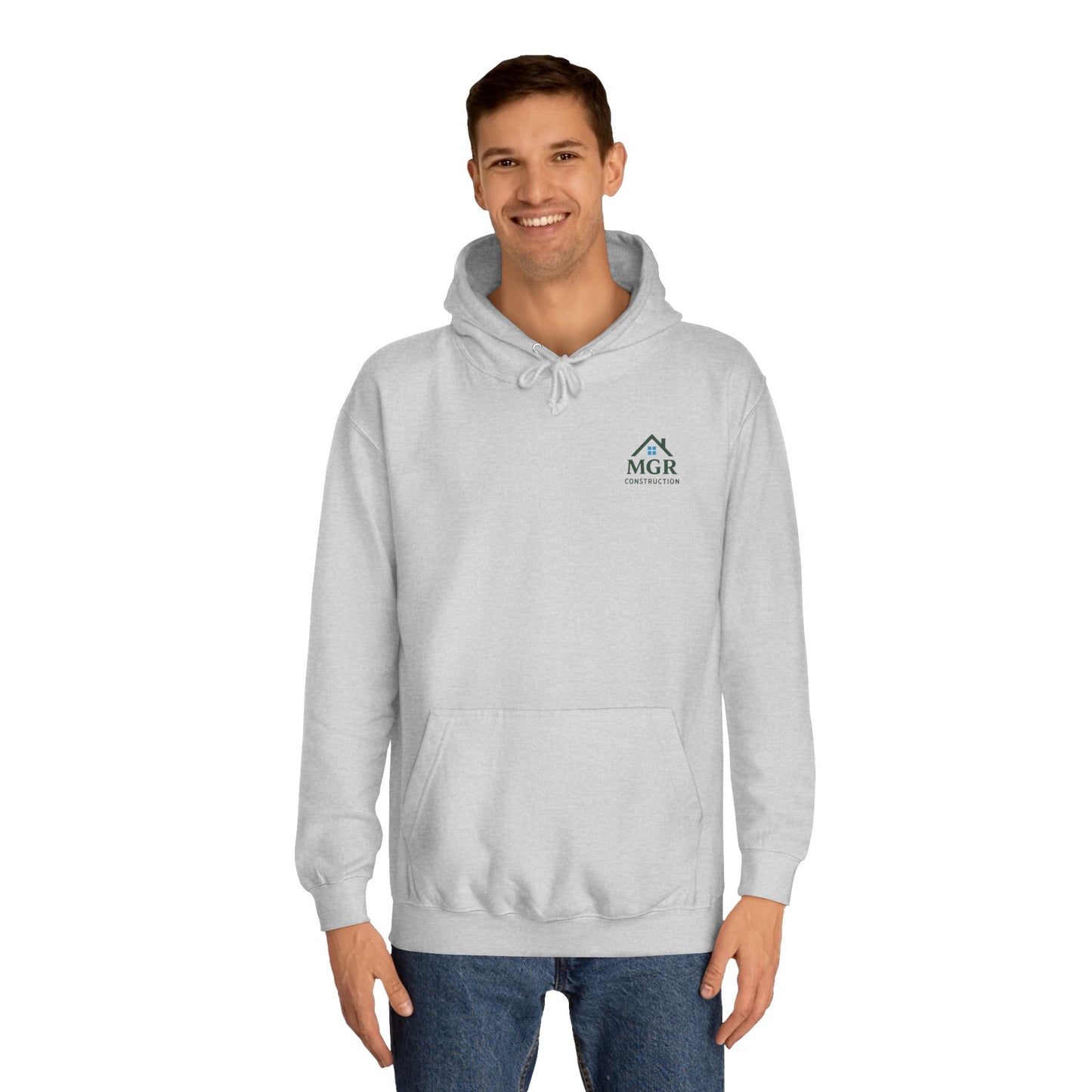 MGR Construction Hoodie - Unisex College Style for Builders & Students