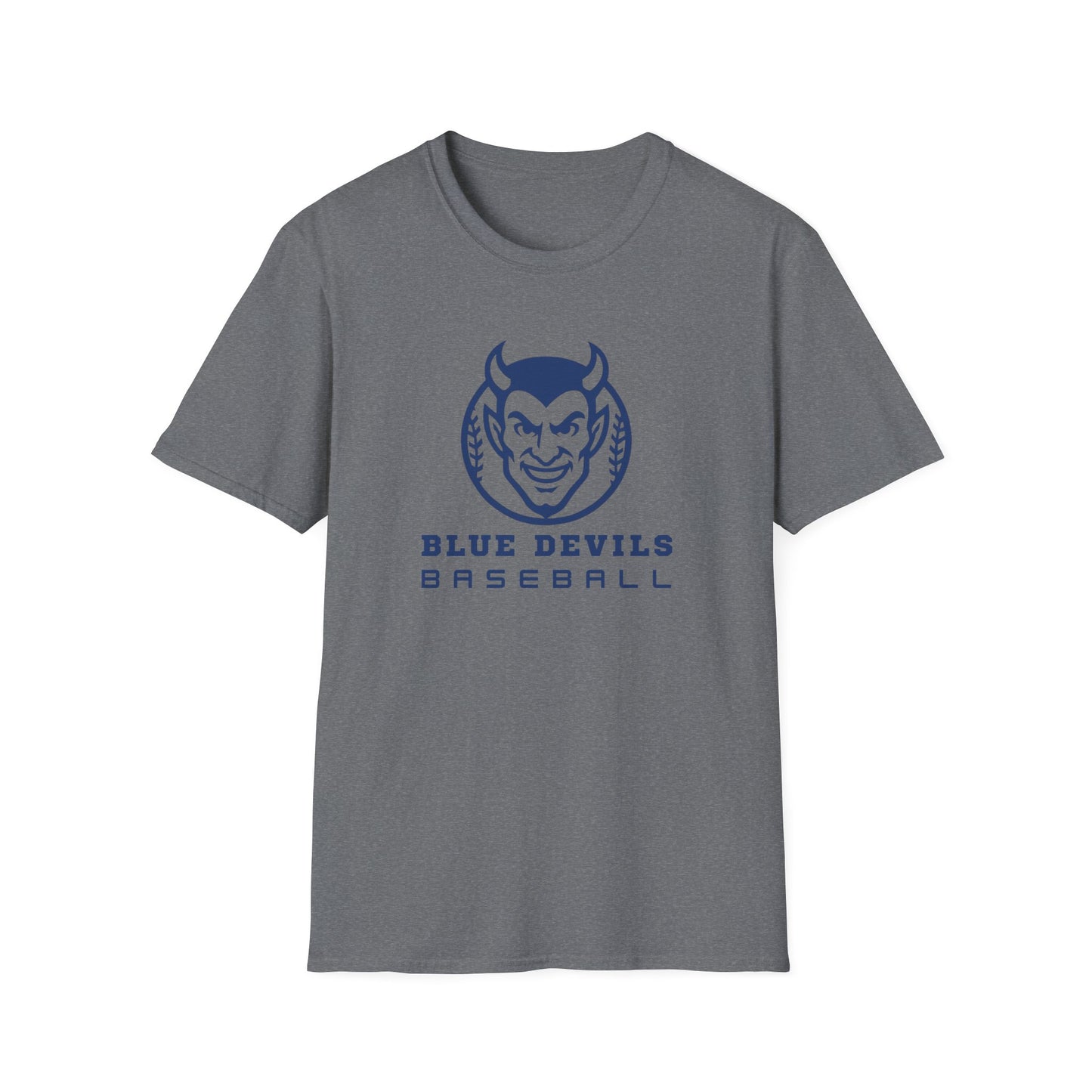Blue Devils Baseball Unisex Softstyle T-Shirt