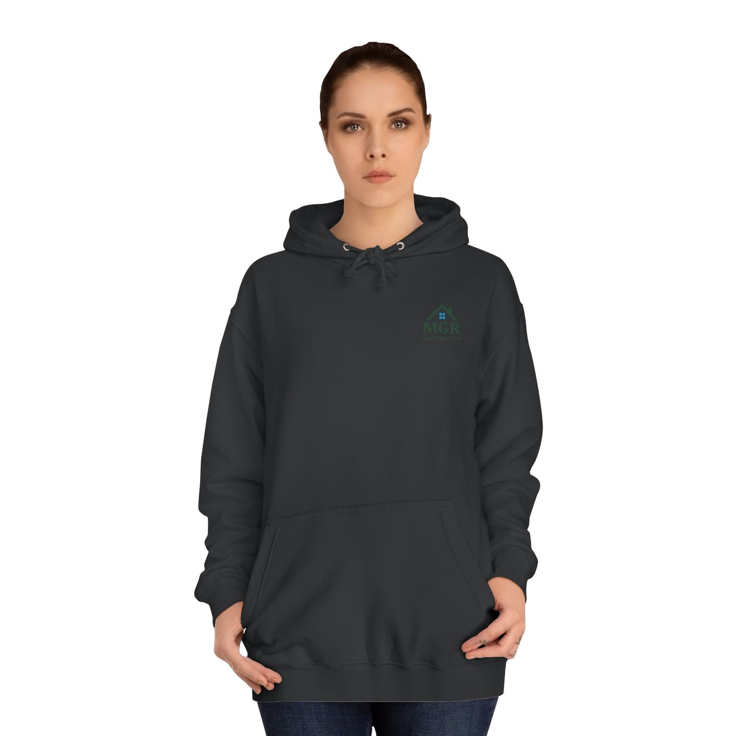 MGR Construction Hoodie - Unisex College Style for Builders & Students