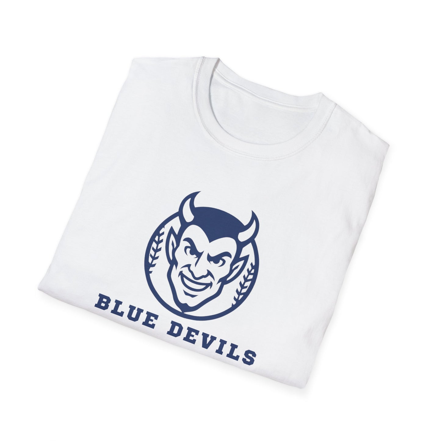 Blue Devils Baseball Unisex Softstyle T-Shirt