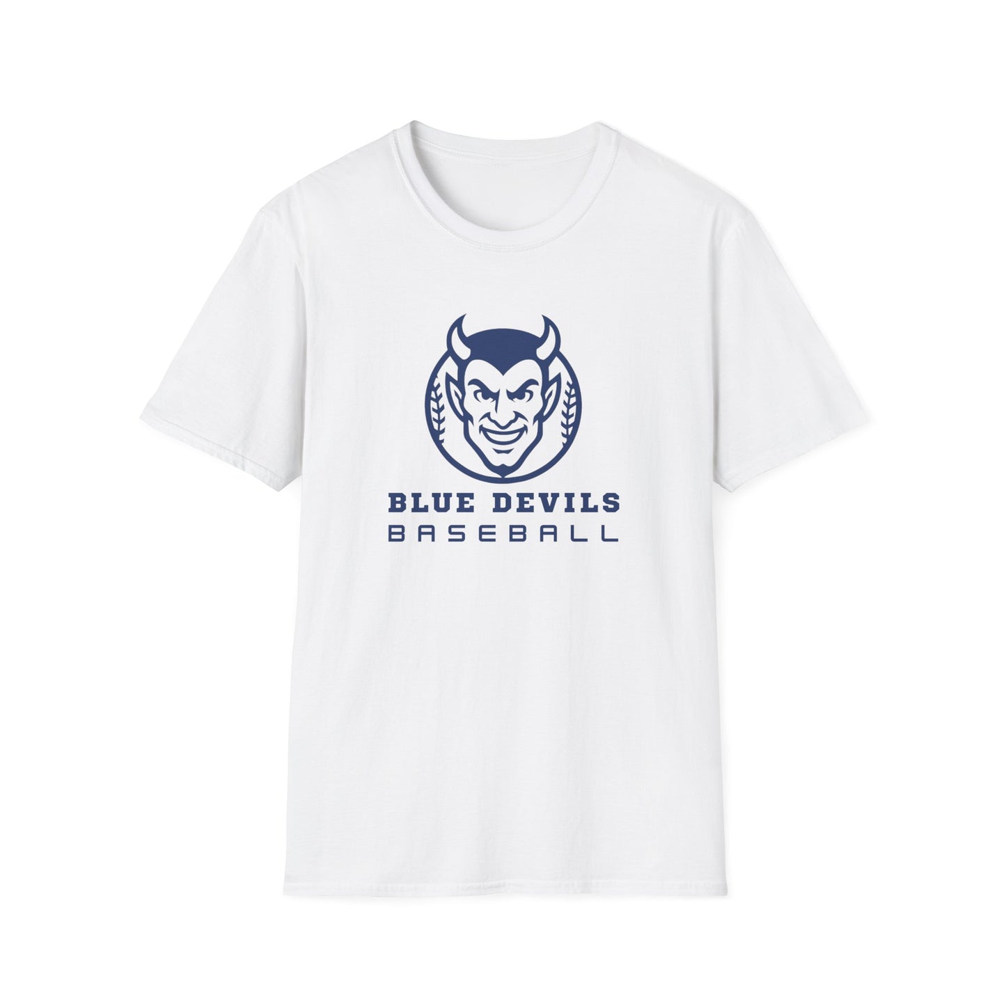 Blue Devils Baseball Unisex Softstyle T-Shirt