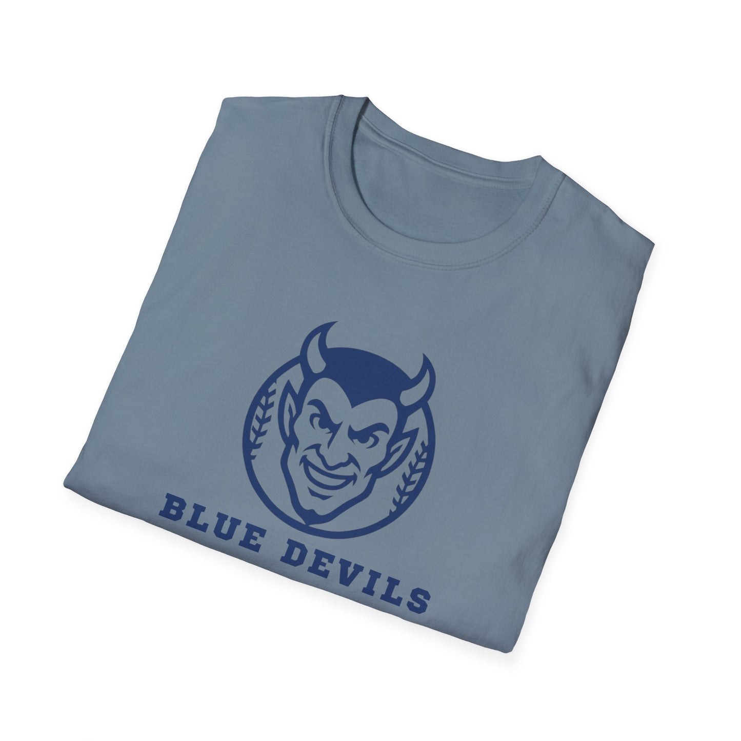 Blue Devils Baseball Unisex Softstyle T-Shirt