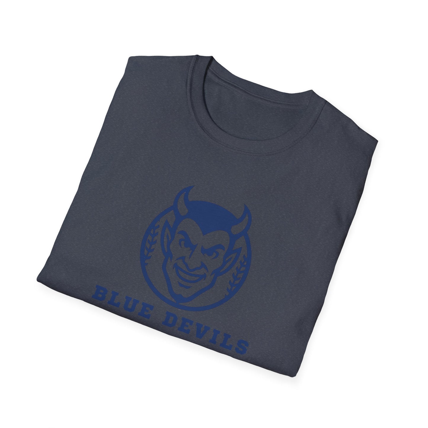 Blue Devils Baseball Unisex Softstyle T-Shirt