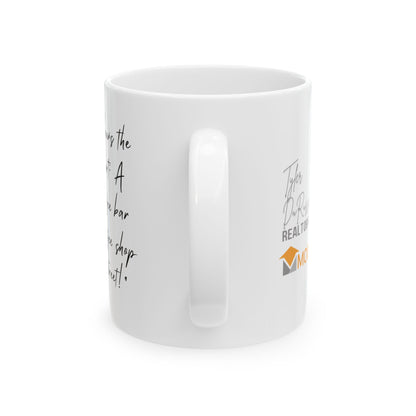 Modern Realty Agent Personalized Ceramic Mug, (11oz, 15oz)