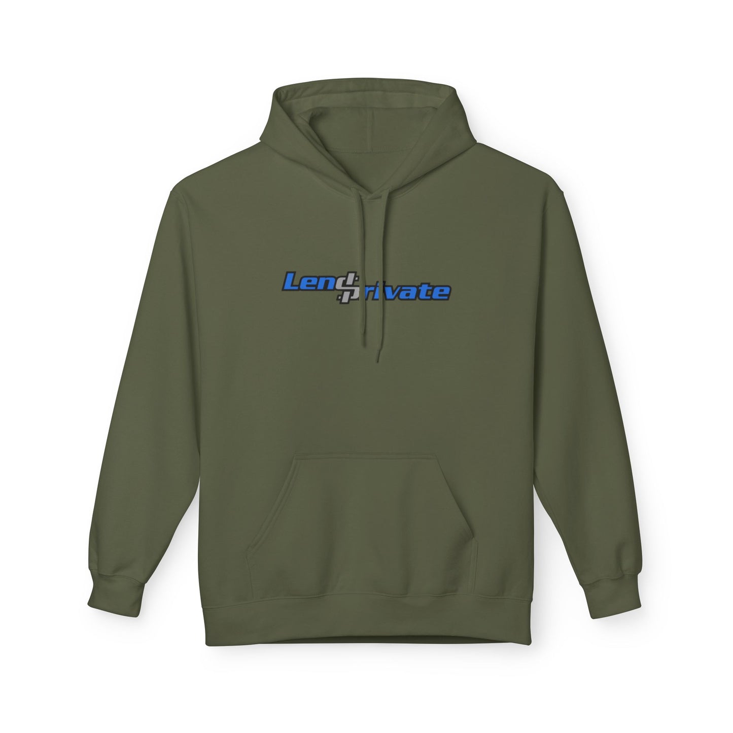 Lend Private Unisex Softstyle Fleece Hoodie - Vintage-Style Graphic