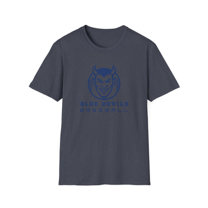 Blue Devils Baseball Unisex Softstyle T-Shirt