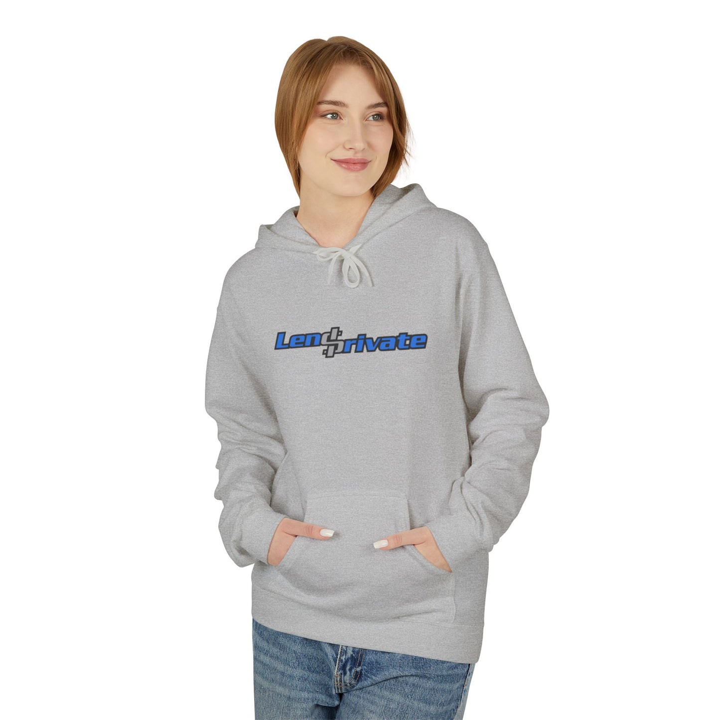 Lend Private Unisex Softstyle Fleece Hoodie - Vintage-Style Graphic
