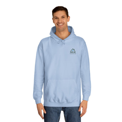 MGR Construction Hoodie - Unisex College Style for Builders & Students