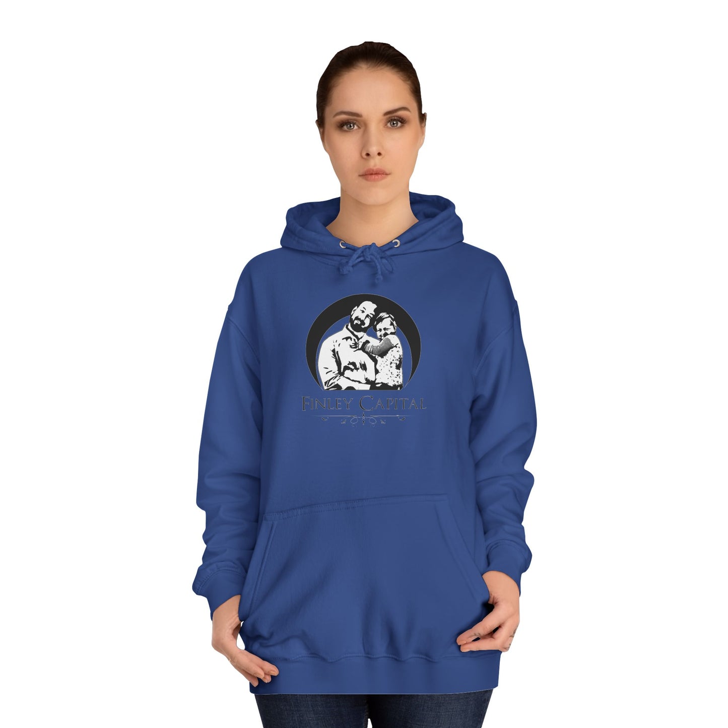 College Hoodie with Custom Art Design - Unisex