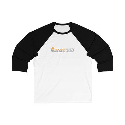 Modern Realty Unisex 3\4 Sleeve Baseball Tee