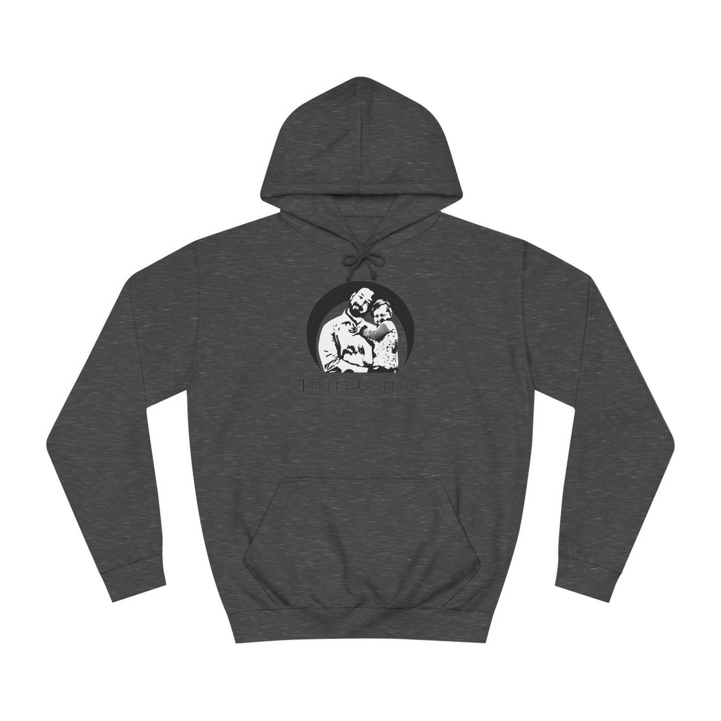 College Hoodie with Custom Art Design - Unisex