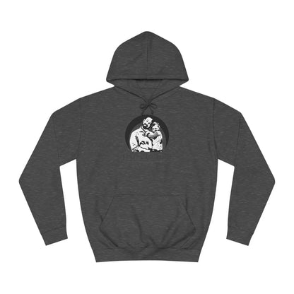 College Hoodie with Custom Art Design - Unisex