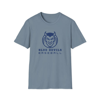 Blue Devils Baseball Unisex Softstyle T-Shirt