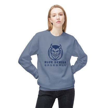 Unisex Blue Devils Baseball Crewneck Sweatshirt