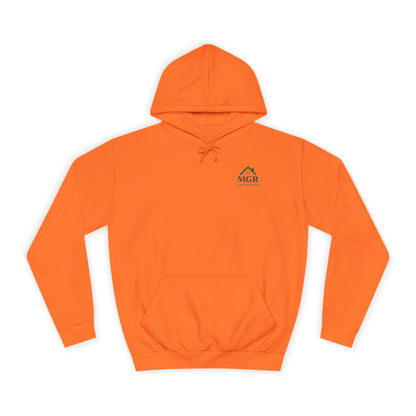 MGR Construction Hoodie - Unisex College Style for Builders & Students