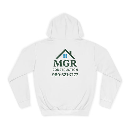 MGR Construction Hoodie - Unisex College Style for Builders & Students