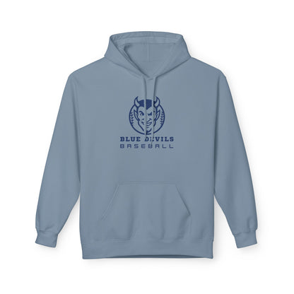 Blue Devils Baseball Unisex Midweight Softstyle Fleece Hoodie