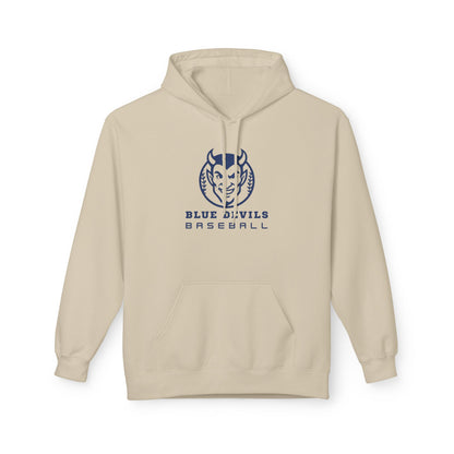 Blue Devils Baseball Unisex Midweight Softstyle Fleece Hoodie