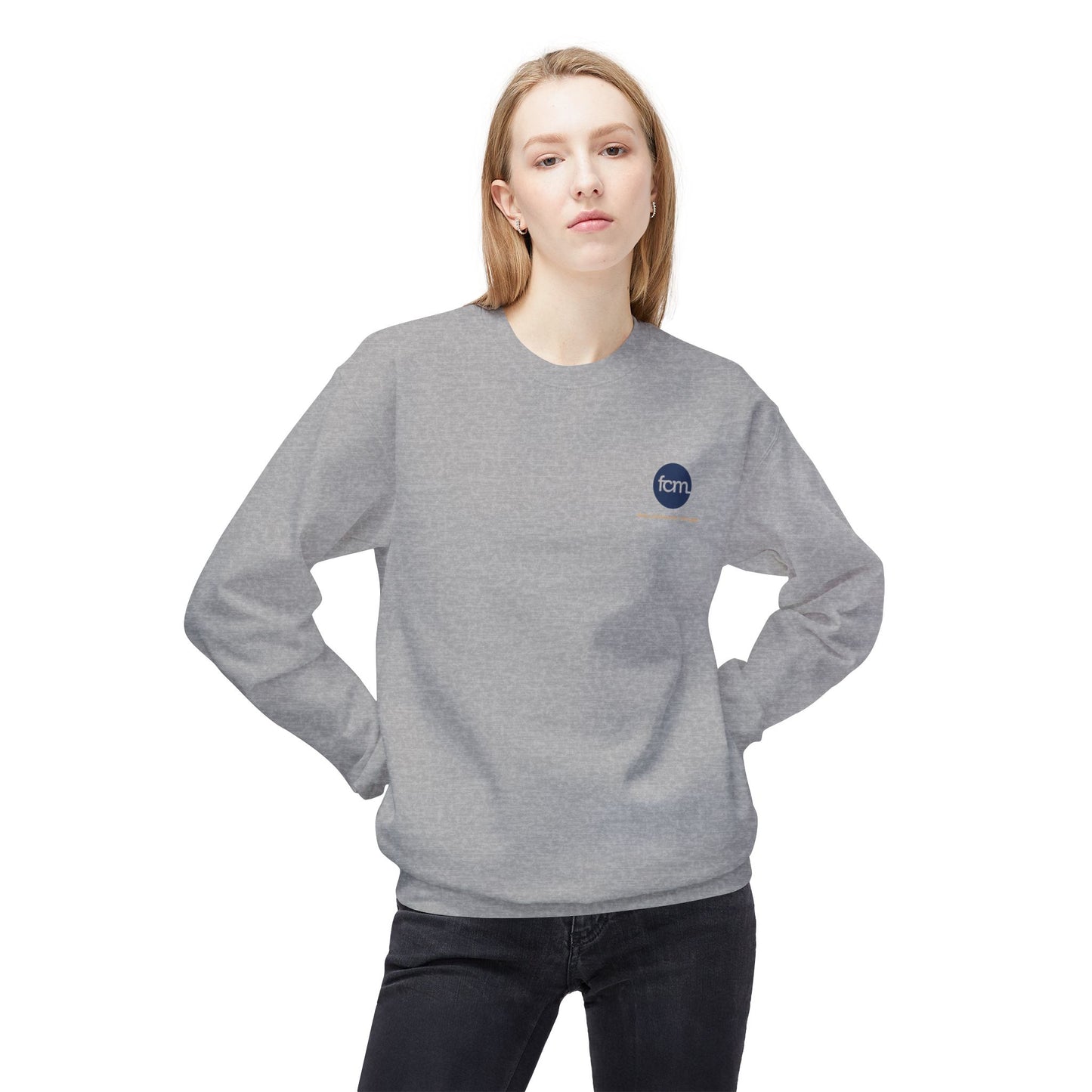 FCM Unisex Midweight Softstyle Fleece Crewneck Sweatshirt