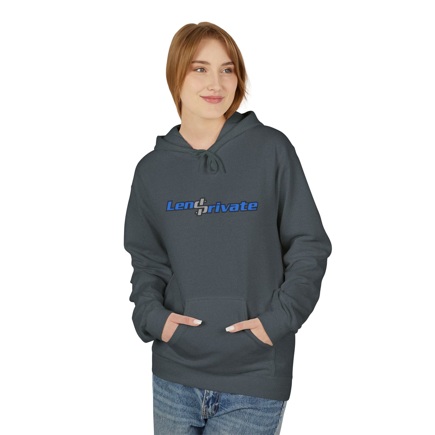Lend Private Unisex Softstyle Fleece Hoodie - Vintage-Style Graphic