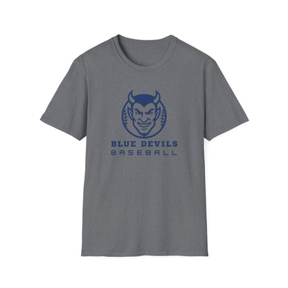 Blue Devils Baseball Unisex Softstyle T-Shirt