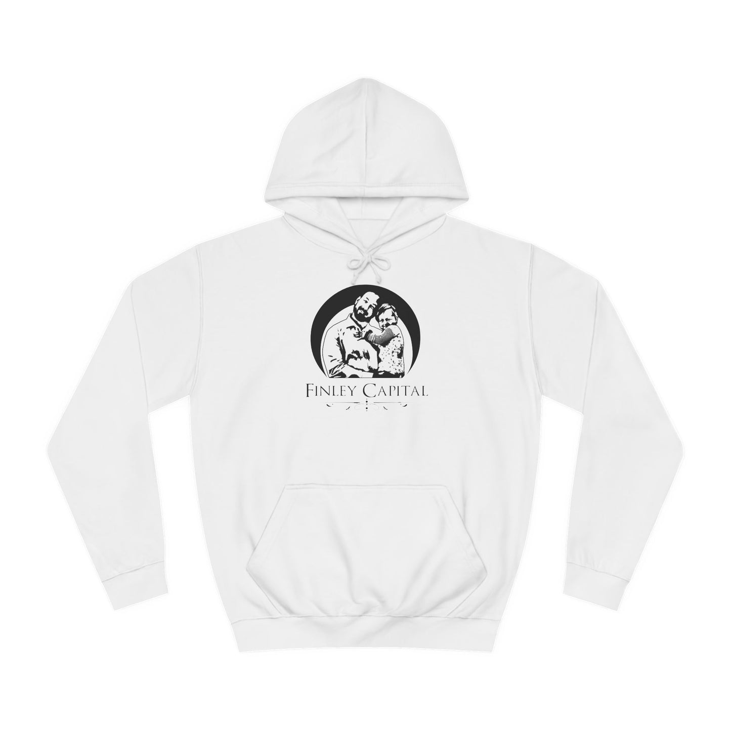 College Hoodie with Custom Art Design - Unisex