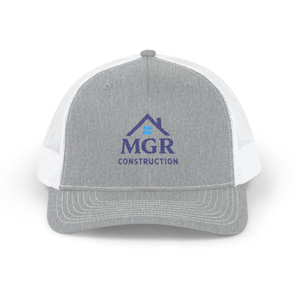 MGR Construction Snapback Trucker Cap (Embroidery)
