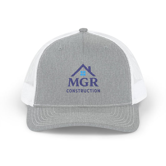 MGR Construction Snapback Trucker Cap (Embroidery)