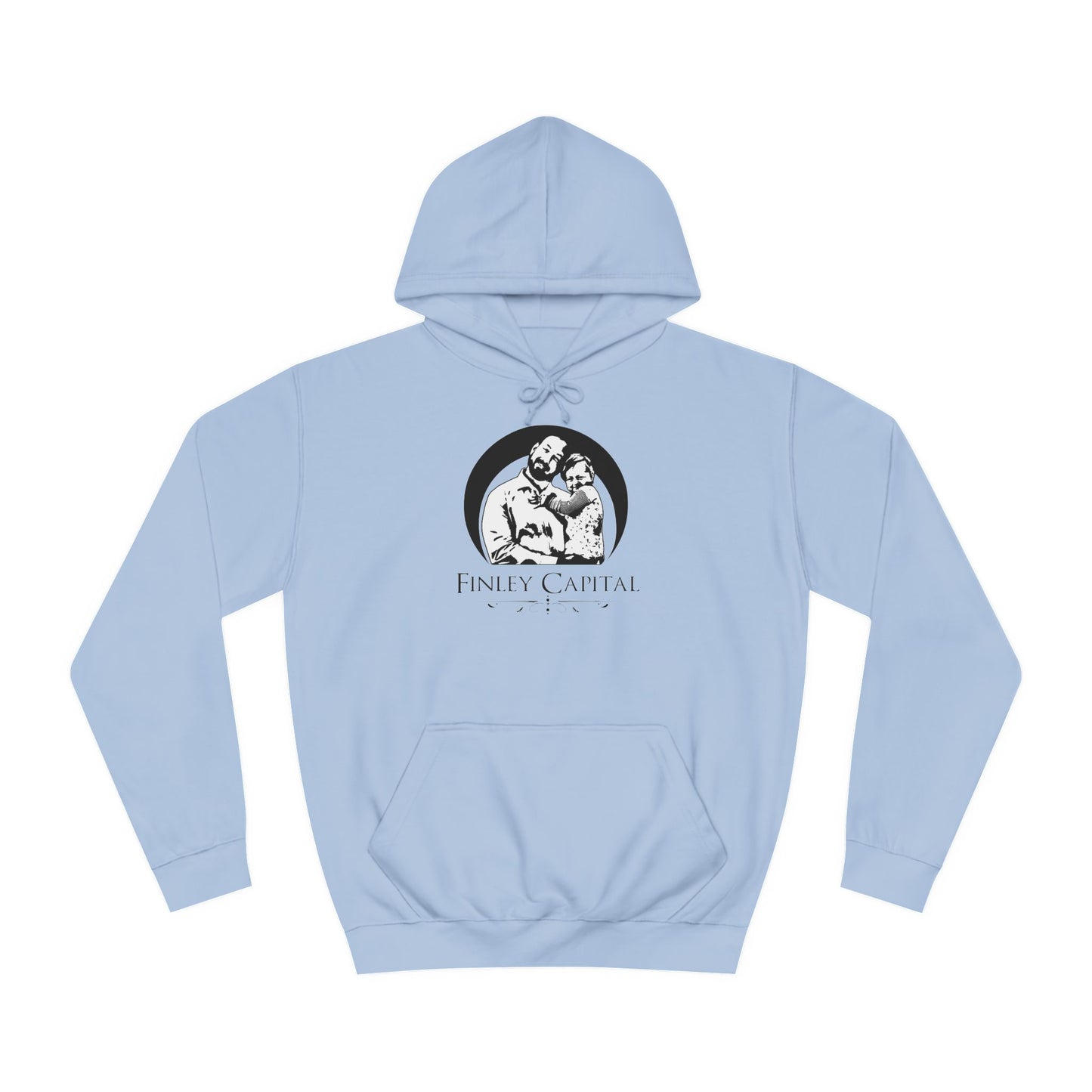 College Hoodie with Custom Art Design - Unisex