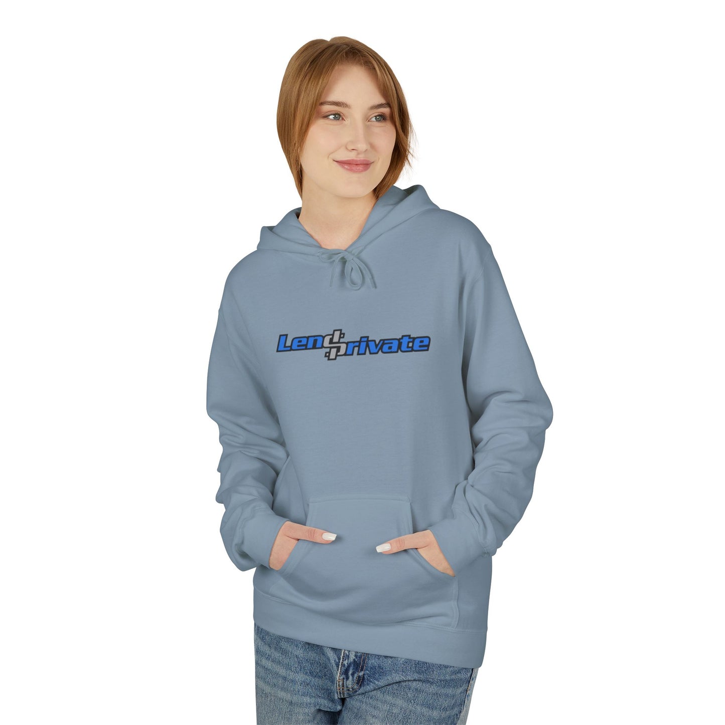 Lend Private Unisex Softstyle Fleece Hoodie - Vintage-Style Graphic