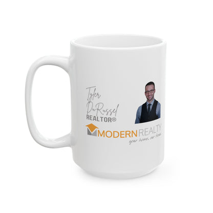 Modern Realty Agent Personalized Ceramic Mug, (11oz, 15oz)