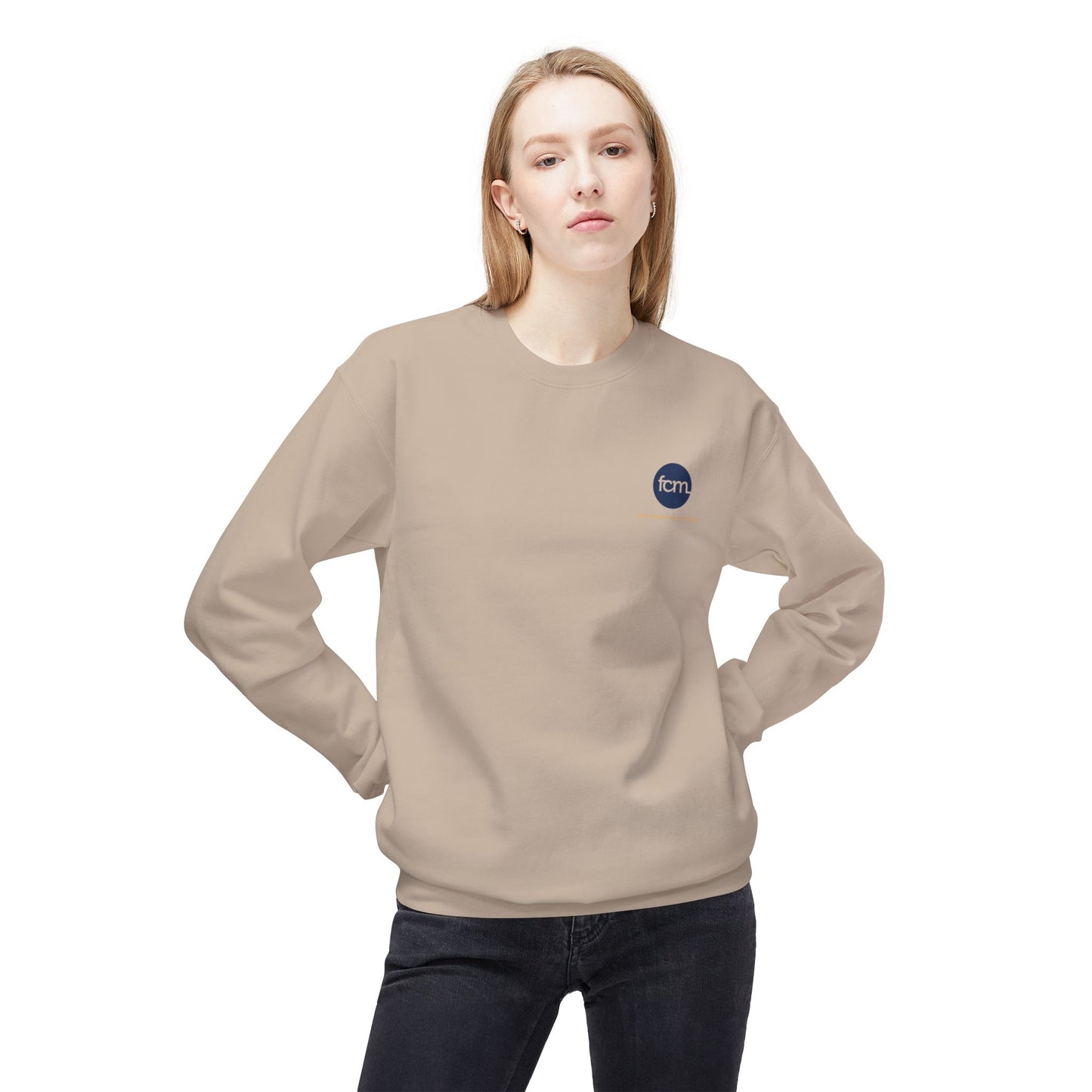 FCM Unisex Midweight Softstyle Fleece Crewneck Sweatshirt