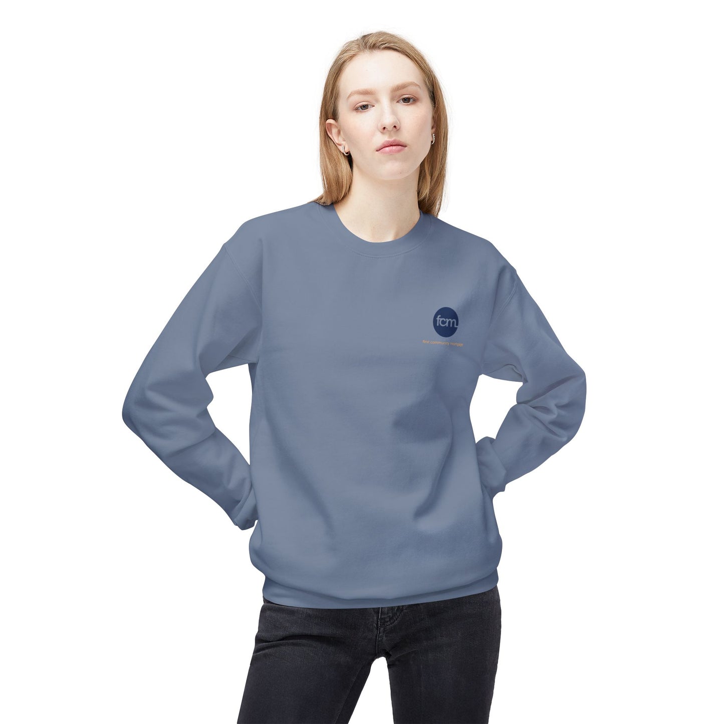 FCM Unisex Midweight Softstyle Fleece Crewneck Sweatshirt