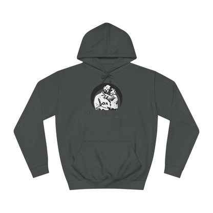 College Hoodie with Custom Art Design - Unisex