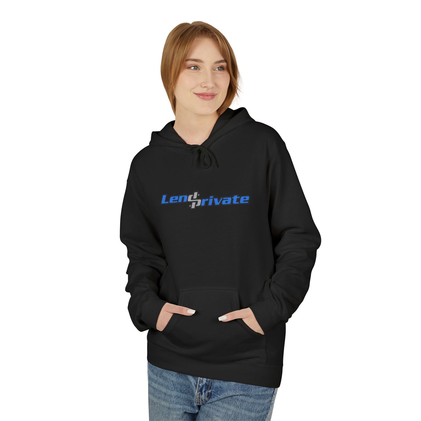 Lend Private Unisex Softstyle Fleece Hoodie - Vintage-Style Graphic