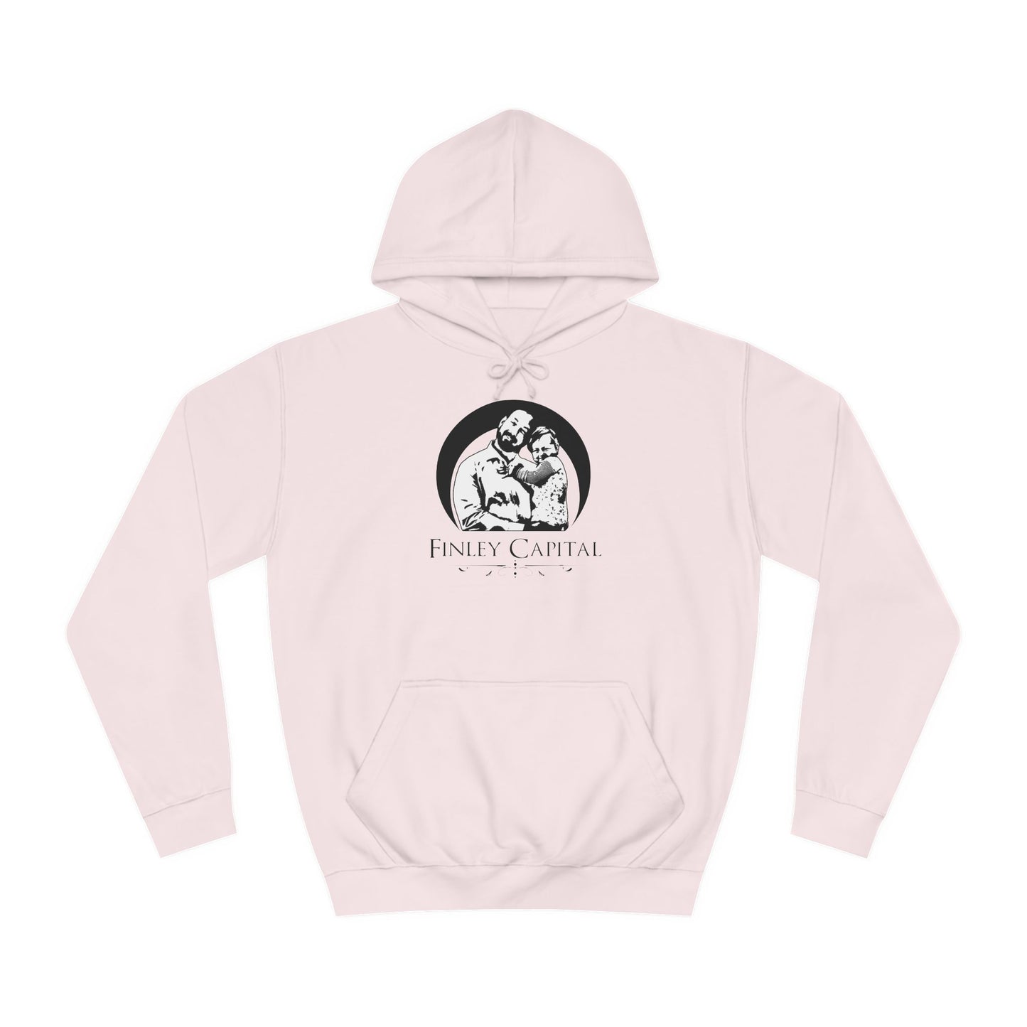 College Hoodie with Custom Art Design - Unisex