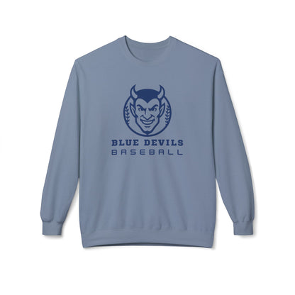 Unisex Blue Devils Baseball Crewneck Sweatshirt